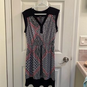 Red white and blue dress